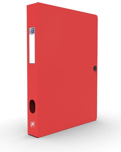 Oxford verzamelbox/opbergbox Memphis, vulhoogte: 40 mm, DIN A4, rood