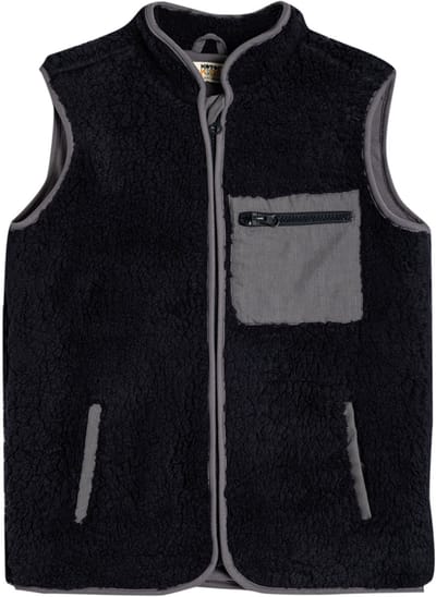 Rechte kraag Puffer Weste Anorak