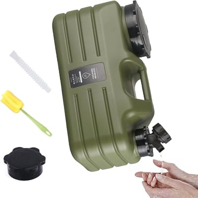 Regenwatertank - Wateropslag - Outdoor Activiteiten - Met Kraan - 5 Liter - Wit