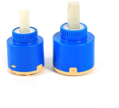 Dailygoods- Keramische Cartridge 35/40 mm - Vervangend Ventiel - Waterkraan - Warm/Koud Mengkraan - Duurzaam PP-Kunststof - Waterbesparend - Kraanpatroon