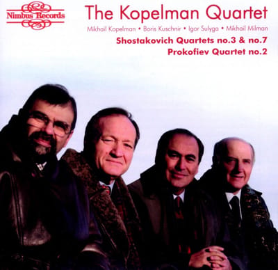 The Kopelman Quartet - Prokofiev: Quartet No.2 | Shostakovic: Quartets No.3 & No.7 (CD)