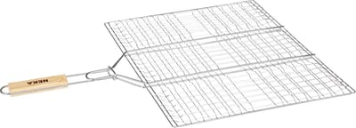 Neka BBQ-barbecue Grill klem - rechthoek - 40 x 50 cm - hamburgerklem
