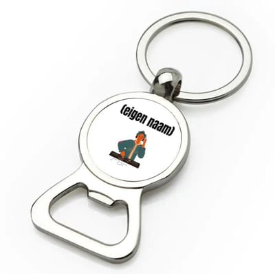 Akyol - dj jongen flesopener - Dj - muziekliefhebbers - disc jockey - vinyl - verjaardag - cadeau - kado - 9 bij 3 cm