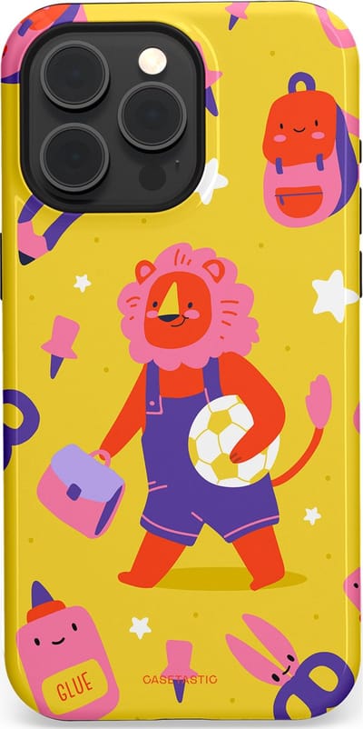Casetastic hoesje geschikt voor Apple iPhone 15 Pro Max - MagSafe - Dubbellaagse bescherming - Krachtige lessen - Fashion Case - Goud Koraal