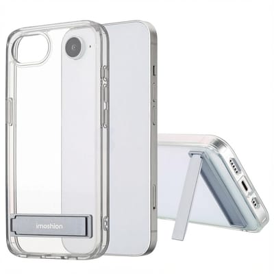 imoshion Hoesje - Geschikt voor Apple iPhone 16e - Stand Backcover - Transparant