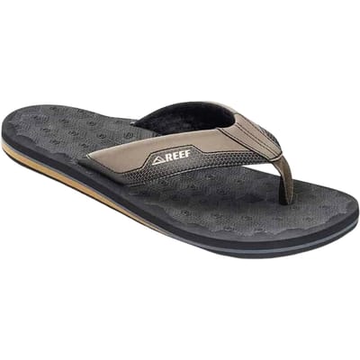 Reef The Ripper Heren Slippers - Zwart/Bruin - Maat 44