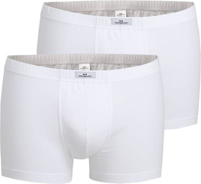Gotzburg heren boxer normale lengte (2-pack) - wit