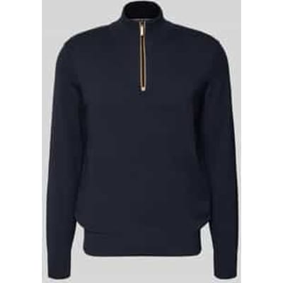 Bugatti - Trui Donkerblauw Bugatti Herren Pullover 1/1 Arm Donkerblauw 7500-15510e