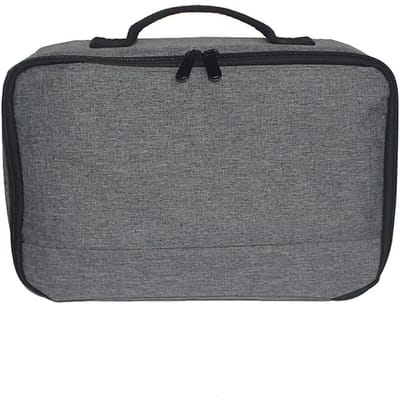 Thuis Projector Opbergtas Draagbare draagtas voor projector en accessoires Schokbestendig grijs