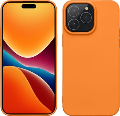 kwmobile telefoonhoesje geschikt voor iPhone 15 Pro Max - Hoesje voor smartphone - Back cover in fruitig oranje