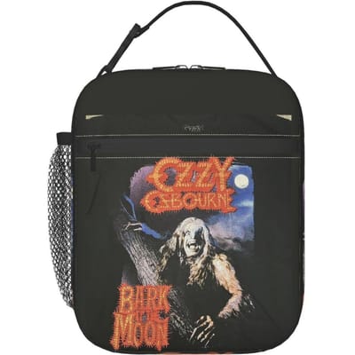 Spencer's Heren Ozzy Osbourne Merchandise Geïsoleerde Lunchtas voor Kinderen School Koeltas Thermische Voedseldoos Draagtas Lunchboxen Container One Size