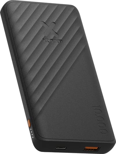 Xtorm Go2 Powerbank - 10.000 mAh - 1x USB-A, 1x USB-C - Krachtige powerbank - Snelle oplader Samsung en iPhone - Duurzame technologie - Charcoal Black