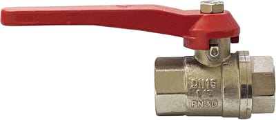 Kogelkraan - Afsluitkraan - Waterleiding - Hendelgreep - 1/2 inch - Metaal