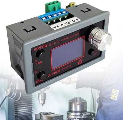 Dailygoody - Stappenmotor Driver - Instelbare PLC Besturingsmodule - Seriële Communicatie - Voor NEMA 17/23 - Efficiënt Motorbesturen - Compatibel m