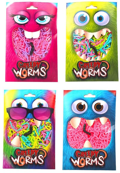 Creepy Wormen - 50gr. per stuk