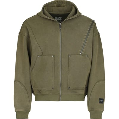 Black Premium by EMP Vest met capuchon - Essential - S tot XXL - voor Mannen - olijf