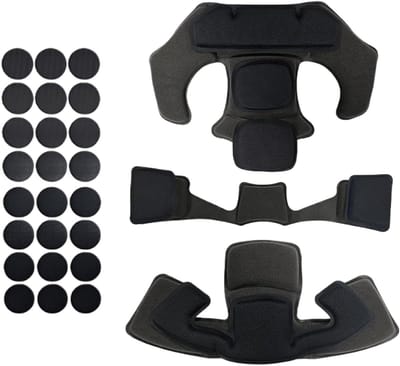 Helm Kussens - Binnenvoering - Comfortabel Fietsen - Schokabsorberend - Universeel - Zwart
