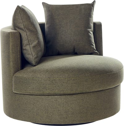 DALBY - Fauteuil - Donkergroen - Polyester