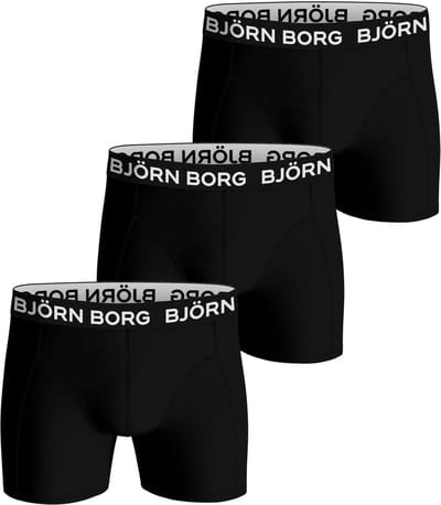 Björn Borg Bamboo Cotton Blend boxers - heren boxers normale lengte (3-pack) - multicolor