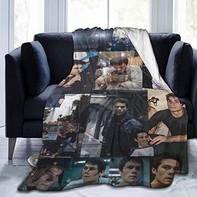 Ultra Zachte Flanellen Fleece Plaid - Lichtgewicht Warme Deken voor Woonkamer en Slaapkamer 127 x 101 cm