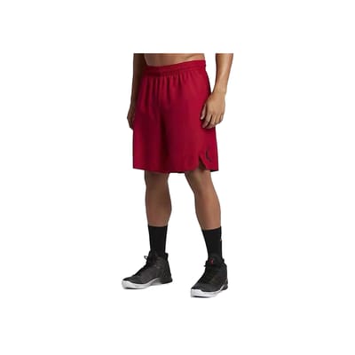 Jordan Effen Kleur Elastische Taille Casual Shorts Heren Onderkleding Rood 831349-687 M brown