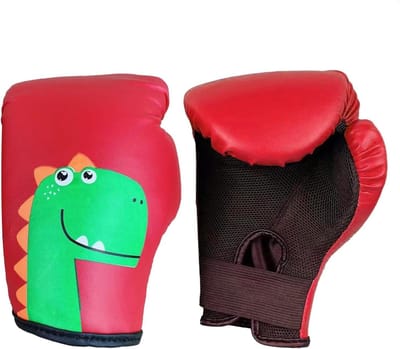Kinder Bokshandschoenen - Juniorsport handschoenen - Sport Training - Ademend Materiaal - Leeftijd 3-8 Jaar - Veelkleurig