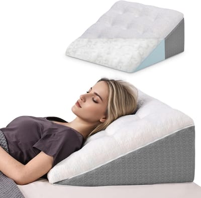 Leeskussen voor in Bed - Bookseat Ergonomisch - Rug en Nek Ondersteuning - Neksteun