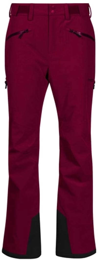 Skibroek Bergans Women Oppdal Ins Beet Red Silver Grey-L