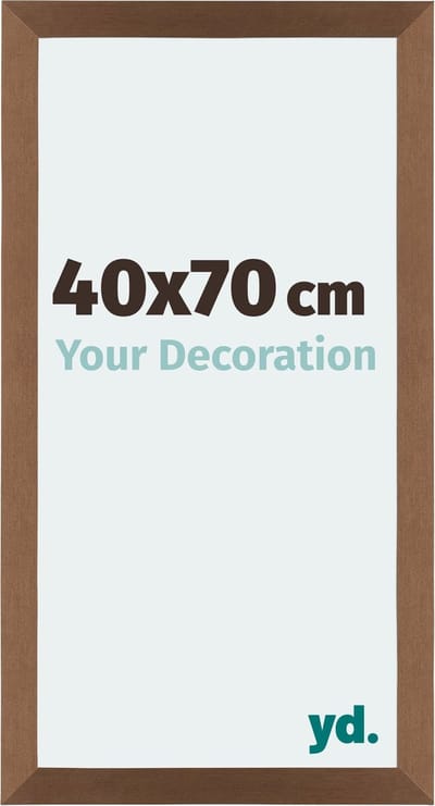 Your Decoration - Fotolijst 40x70 cm - MDF - Koper Decor - Mura