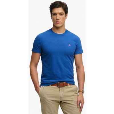 Superdry Sd &amp; co Logo Geborduurde T-shirt Blue Grootte: S