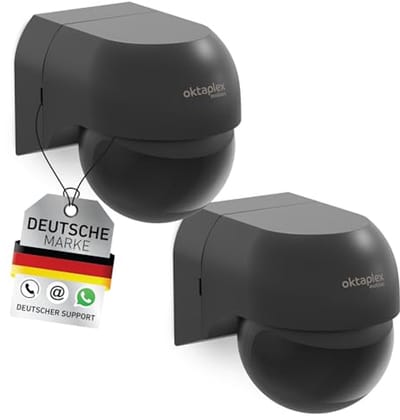 Bewegingssensor Draaibaar 180° Buiten IP44 230V met 10m Bereik