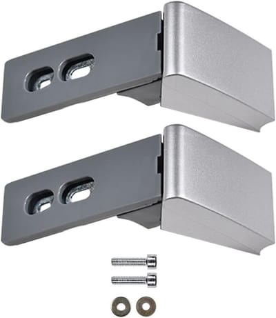 Hinges en Deurhendel Reparatieset voor Koelkast en Vriezer met Schroef en Gelede Stang, 2 Stuks