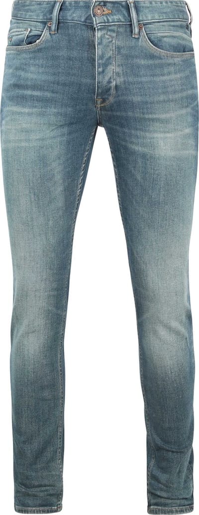 Cast Iron - Riser Jeans Lichtblauw - Heren - Maat W 30 - L 34 - Slim-fit