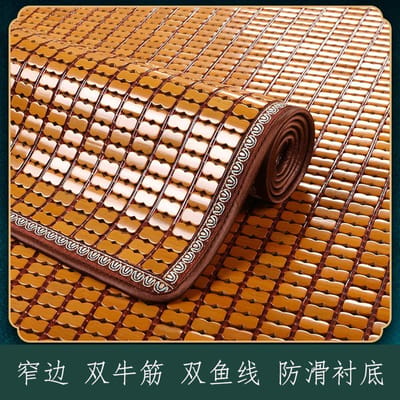 Nieuwe Zomer Koelmat Bank Kussenhoes Anti-Slip Ademend Zomer Mahjong Mat Kussen Woonkamer Universeel Bamboe Mat F... 45x45cm