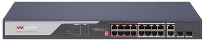 Hikvision DS-3E031 Unmanaged Ethernet Switch 8×10/100 Mbps PoE + 2× Gigabit uplink 110W PoE budget CCTV netwerk switch