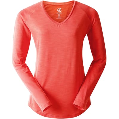 Dare 2B Dames/dames Discern T-shirt met lange mouwen (Perzikbloesem)