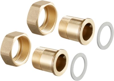 OVENTROP Aansluitset met buitendraadnippels DN 50, R 2, voor de nieuwe HydroControl V, D en A met buitendraad, 1140797