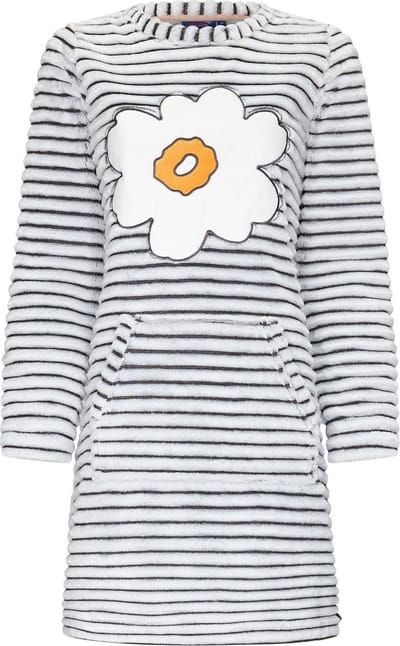 Fleece loungedress bloem Rosanna