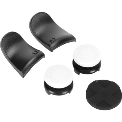 5-in-1 Duimstok Grip Toetskap Joystick Cover L2 R2 Trigger Extender voor PS5 Controller Wit wit