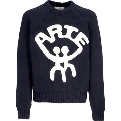 Mannen trui Allemaal samen Sweater Navy