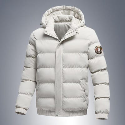 Katoenen Kleding Winter Katoenen Jas Trendy Merk Heren Korte Casual Warme Verdikte Katoenen Kleding Losse Jas met Capuchon 4XL gray