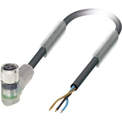 Phoenix Contact 1671072 Sensor/actuator connector, geassembleerd M8 Aantal polen (sensoren): 3 Bus, haaks 3.00 m 1 stuk(s)
