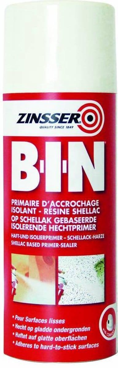 Zinsser B-I-N - 400ml (spray) - 10-12 m²/l