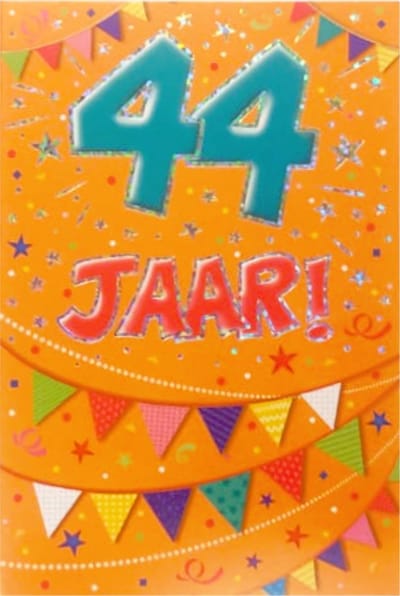 Verjaardagskaart - That Funny Age - 44 jaar - Met Envelop - Per stuk