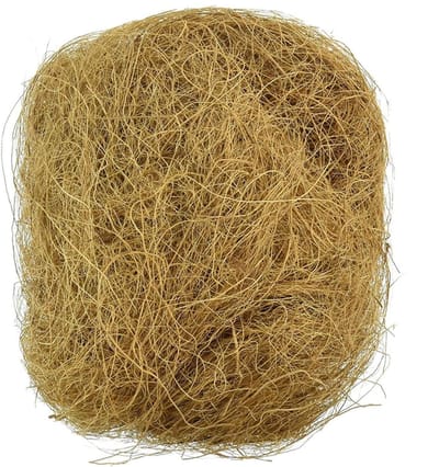 Kokosvezel Bodem - Vogelnest Materiaal - Nestelen en Graven - Natuurlijke Schilvezels - 100 g - Meerkleurig