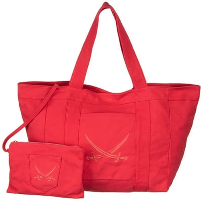 Sansibar Schoudertas Shopper Beach Bag Red Rood