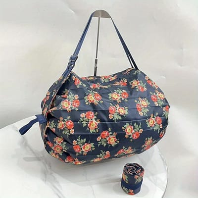 Sac de courses pliable pour femme, sac à bandoulière en nylon, sac fourre-tout ultra léger, grande capacité, sac de rangement pour voyage et plage