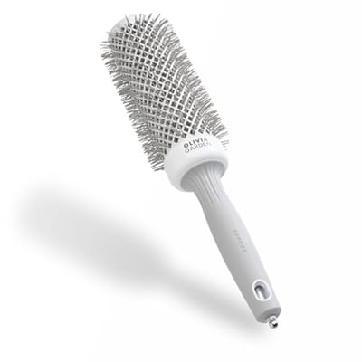 Olivia Garden - Expert Blowout Speed White and Grey Hairbrush- 45 White