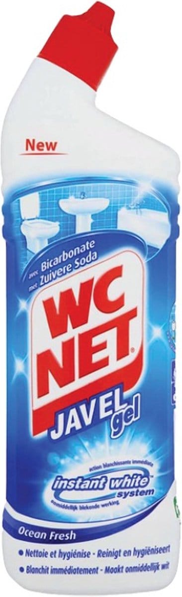WC Net - Toiletreiniger - Gel - Ocean Fresh - Gerecycled Materiaal - 750 ml - 1 stuk