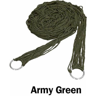 Strandhangmat Draagbare hangmat Mesh Net Touw Buiten Kamperen Tuin Schommel Hangend bed